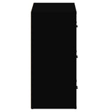 Sideboards 2 pcs Black Engineered Wood 3185408