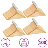 100 pcs Clothes Hanger Set Non-slip Hardwood 289913