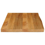 Table Top Live Edge 90x60x3.8 cm Solid Wood Mango 370597
