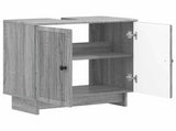 Bathroom Sink Cabinet EDE Grey Sonoma 59.5 x 31.5x 59 cm 895911