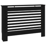 Radiator Cover Black 112x19x81.5 cm MDF 288183