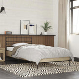 Bed Frame without Mattress Sonoma Oak 75x190 cm Small Single 845623