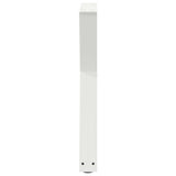 Dining Table Legs 2 pcs White 50x cm Steel 4012717