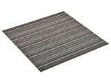Carpet 20 pcs Striped Anthracite 50 x 50 cm 100% Polypropylene 42046745