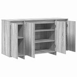 Sideboard Grey Sonoma 135 x 41 x 75 cm Engineered Wood 3333891