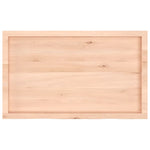 Table Top 100x60x cm Untreated Solid Wood Oak 3156307