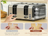 Polished Metal Kettle and Toaster Set - Black T3398P343150