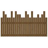 Wall Headboard Honey Brown 146.5x3x80 cm Solid Wood Pine 824796