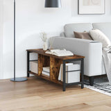 Bookshelf Smoked Oak 102 x 32 x 40.5 cm Engineered Wood 884020