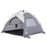 Beach Tent 3-Person Grey Quick Release Waterproof 4005316