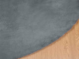 Anti-Slip Faux Rabbit Fur Rug OLITE Anthracite 200 cm 42021781
