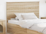 Headboard with Headboard Sonoma Oak 90 cm Engineered wood 887805