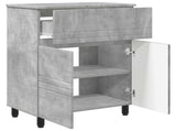Bathroom Vanity Unit Concrete Grey 60 x 35 x 80 cm 889418