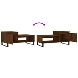 Coffee Table Brown Oak 100x50x45 cm Engineered Wood 830843