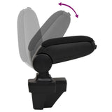 Car Armrest Black 15x35x cm ABS 154687