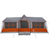 Family Tent with Roof Grey and Orange 622 x 295 x 238 cm 4100702