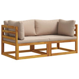 2 pcs Sectional Corner Sofa with Cushions 42028299