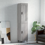 Highboard Grey Sonoma 34.5x34x180 cm Engineered Wood 3200151