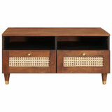 Coffee Table with Drawer 80 x 54 x 40 cm Solid Mango Wood 4018893