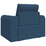 Sofa Bed Blue 98 x 71 x 83 cm Fabric 4106662