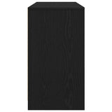 Desk Black Oak 120x42x76 cm Engineered Wood 861815