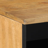 TV Cabinet Brown 80x33x46 cm Solid Wood Mango 4017737