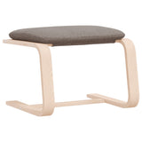 Footstool Taupe 51x41x40 cm Fabric 351068