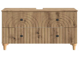 Bathroom Sink Cabinet ALKMAAR Artisan Oak 82 x 41x 59 cm 896144