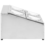 Gastronorm Container Holder with 4 GN 1/6 Pan Stainless Steel 51223