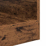 End Table 2 pcs Old Wood 40.5 x 40 x 45 cm Engineered Wood 890925