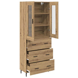 Highboard 2 pcs Artisan Oak 69.5 x 34 x 180 cm Engineered Wood 3416022