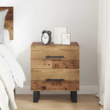 Bedside Cabinet Old Wood 40 x 35 x 47.5 cm Engineered Wood 882059