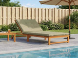 Sunlounger Cushion GEMERT 100% Polyester Light Green 947428