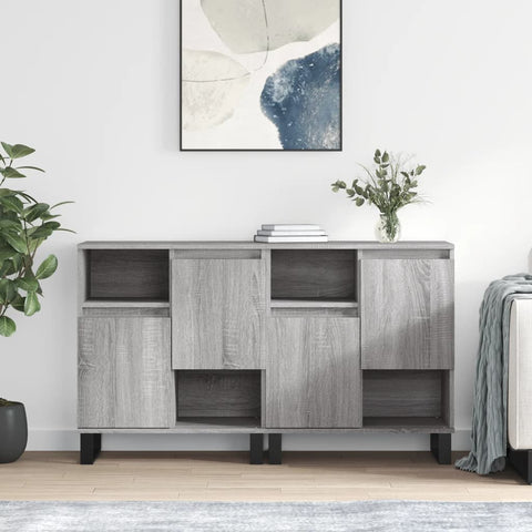 Sideboards 2 pcs Grey Sonoma Engineered Wood 3190139
