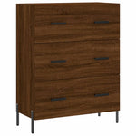Highboard Brown Oak 69.5x34x180 cm Engineered Wood 3189396