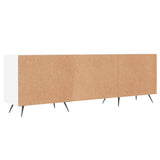 TV Cabinet White 150x30x50 cm Engineered Wood 829068