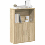 Bookcase Sonoma Oak 60x24x85 cm Engineered Wood 860411
