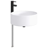Bathroom Wash Basin Matte Black 40.5 x 40.5 x 15.5 cm Metal 890241