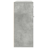 800679 Sideboard Concrete Grey 88x30x70 cm Engineered Wood