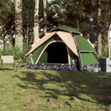 ZNTS Camping Tent Dome 5-Person Green Quick Release 4004185