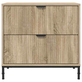 Bedside Table Sonoma oak 63.5 x 36 x 61 cm Engineered wood 883466