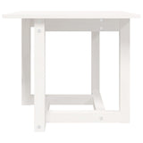 Coffee Table White 50x50x45 cm Solid Wood Pine 822173