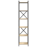 Bookshelf Sonoma Oak 40 x 30 x 189.5 cm Engineered Wood 868348