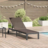 Sunbed Reclining 1-person Brown 206 x 62.5 x 74 cm Poly Rattan 42004128