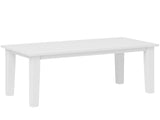 Outdoor Garden Coffee Table, HDPE All-Weather Garden Table, Rectangular Outdoor Table with Slatted T3398P327959