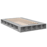 Bed Frame without Mattress Grey Sonoma 120x200 cm 3280487