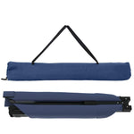 Folding Camping Bed Folding Manual Blue Oxford fabric 42003186