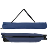 Folding Camping Bed Folding Manual Blue Oxford fabric 42003186