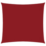 Sunshade Sail Oxford Fabric Square 6x6 m Red 135637