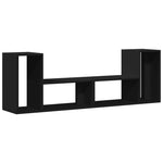 ZNTS TV Cabinets 2 pcs Black 75x30x50 cm Engineered Wood 840787